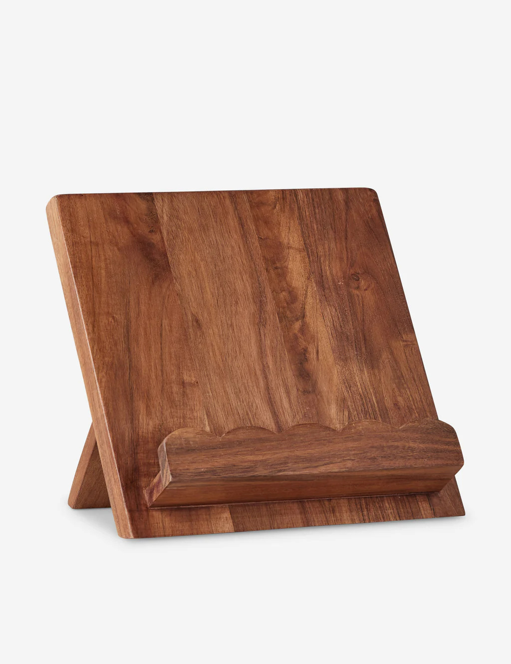 Scalloped Wood Book Stand by etúHOME | Lulu and Georgia 
