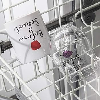 Before School, After School Coffee Mug and Stemless Wine Glass Set - Gift for Teachers and Profes... | Amazon (US)