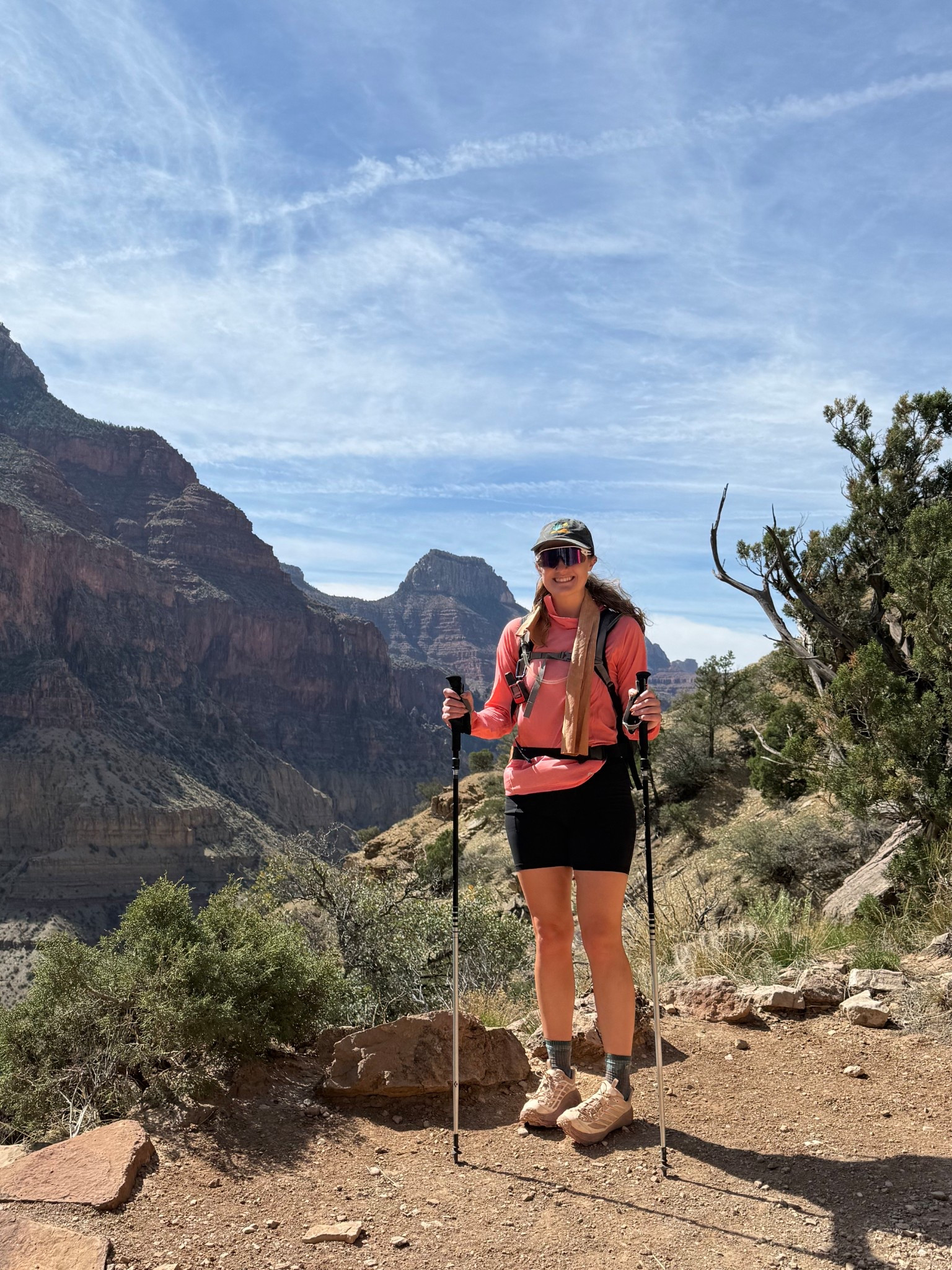 Hiking 30 miles in one day from the bottom of the Grand Canyon to the top of the North Rim and back. Stunning area! Glad I had what I had with me for comfort and endurance! #hikingfit #hikinggear #outdoorsy

#LTKActive