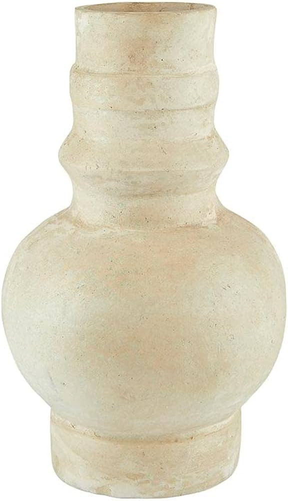 Santa Barbara Design Studio Vases for Home and Office Décor Paper Mache Vase, Tall, Beige | Amazon (US)