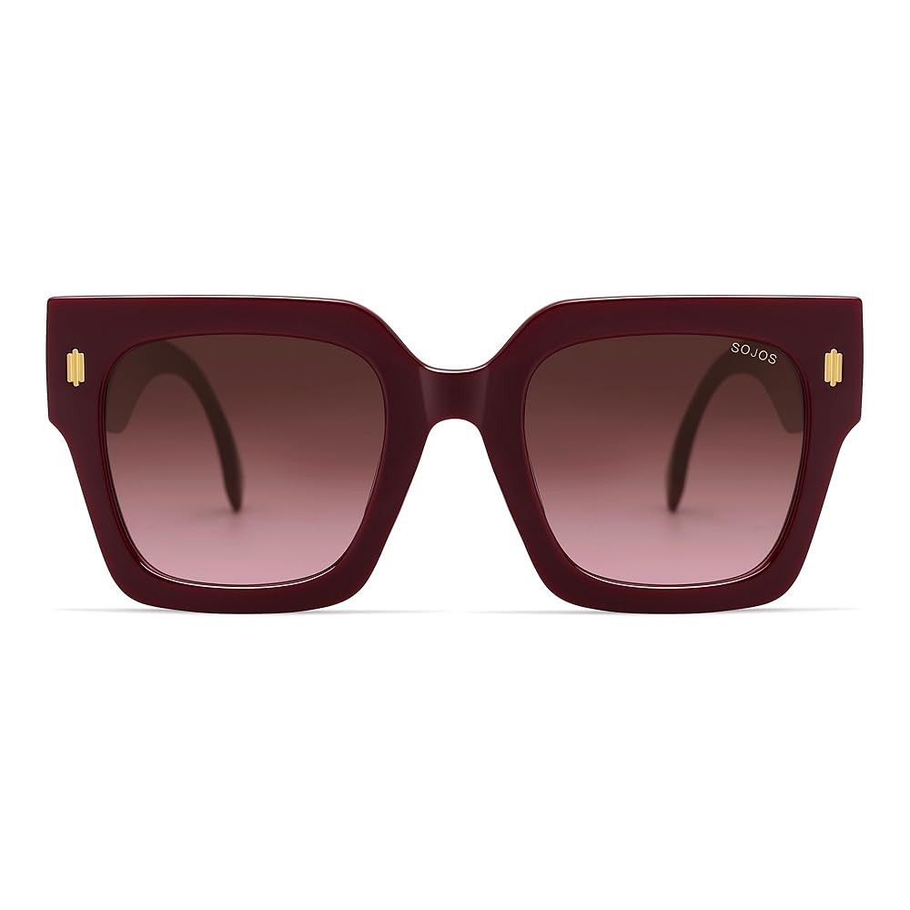 SOJOS Vintage Oversized Square Sunglasses for Women,Retro Womens Luxury Big Large Sun Glasses UV4... | Amazon (US)