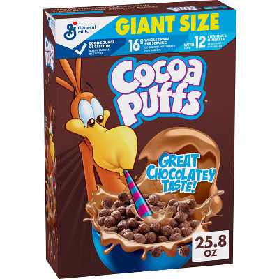 Cocoa Puffs Giant Size Cereal - 25.8oz | Target