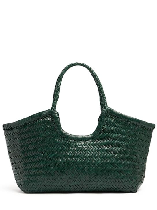 Big Nantucket woven leather basket bag | Luisaviaroma