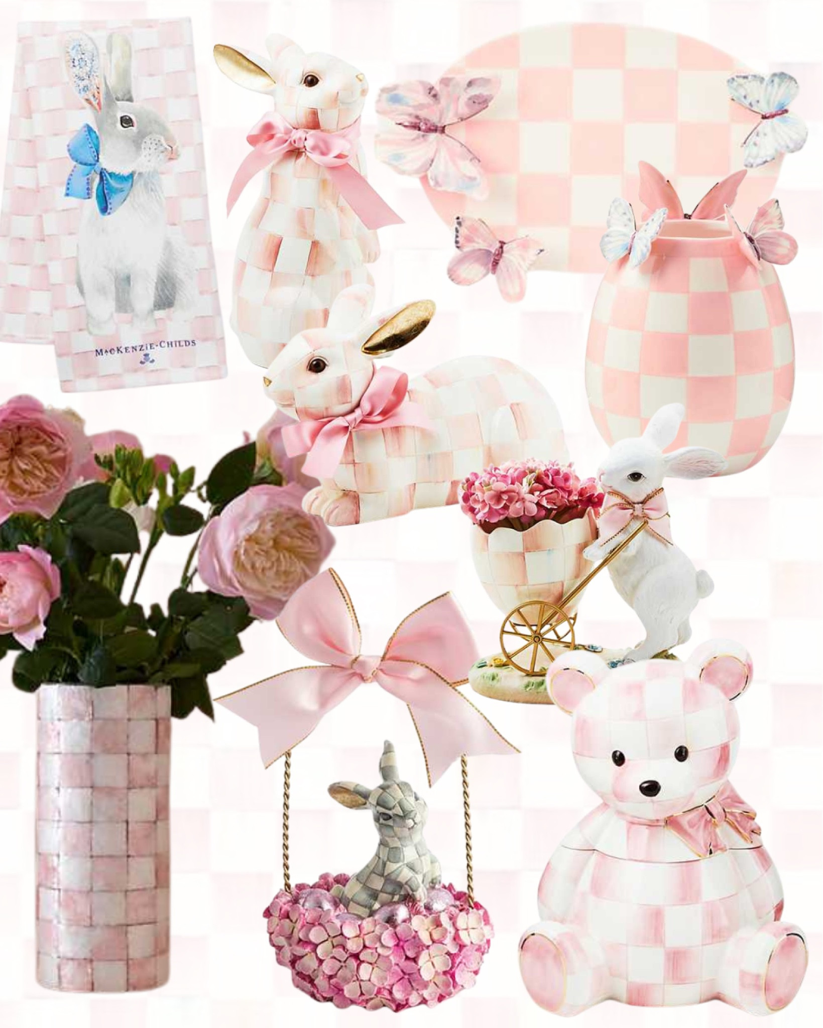 It’s my favorite time of year at Mackenzie Childs! Their Easter release is always my fav but as a mom to a Teddy, I’m OBSESSED with these new Teddy bear Rosy Check pieces!! 

#LTKHome #LTKMostLoved #LTKSeasonal