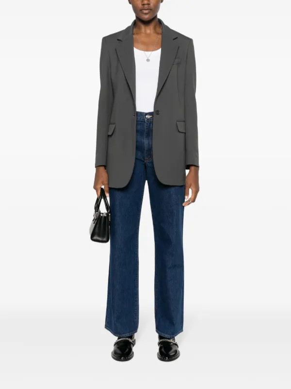 Grace wide-leg cotton jeans | Farfetch Global