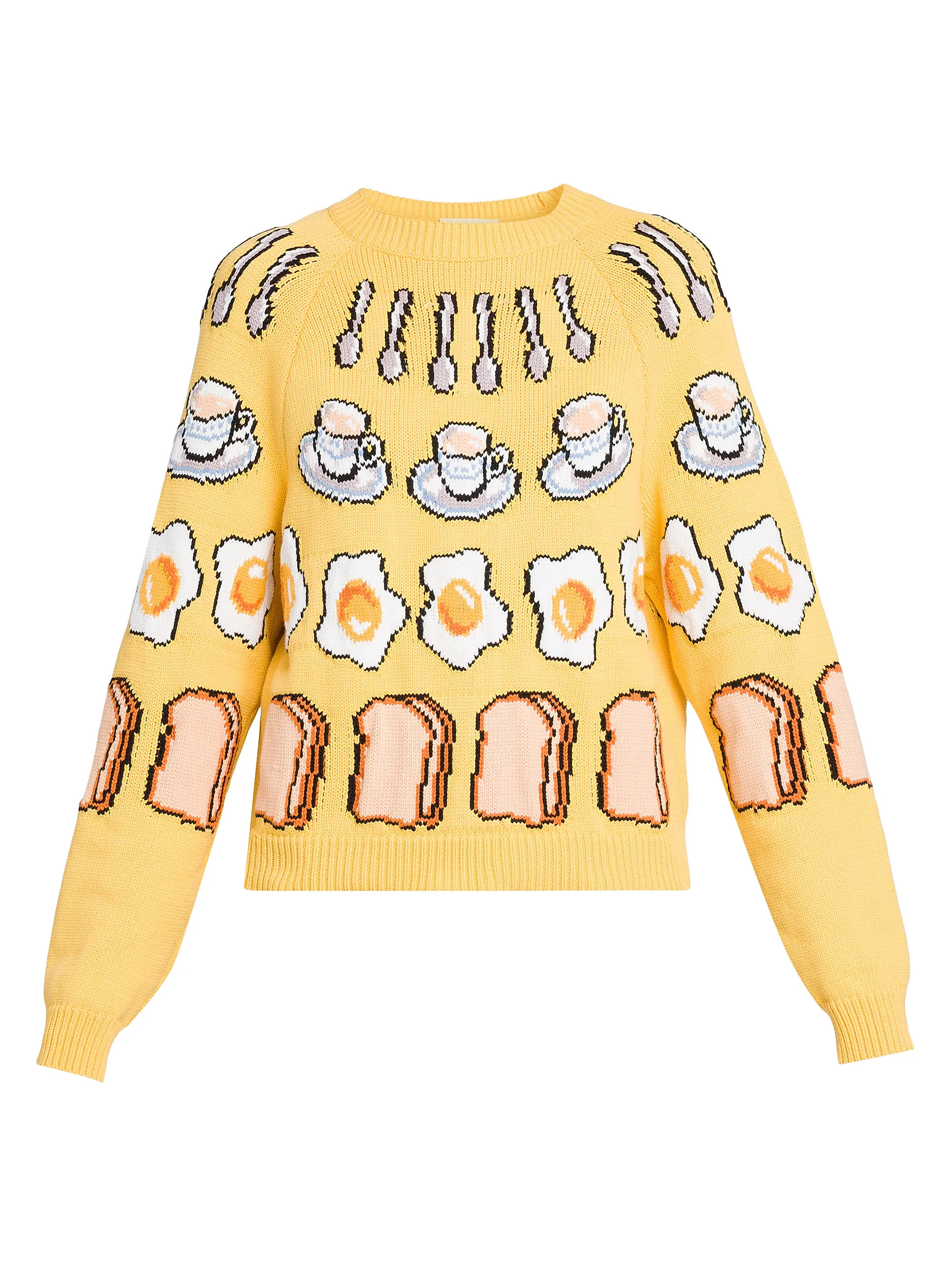 Breakfast Cotton-Blend Sweater | Saks Fifth Avenue