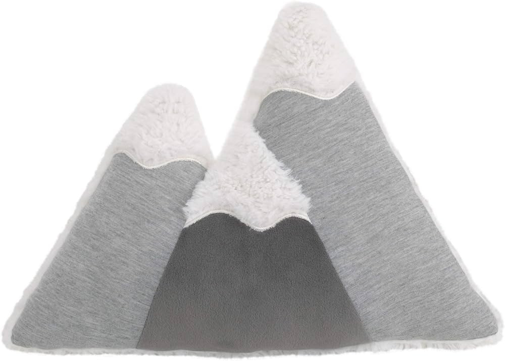 Little Love by NoJo – Mountain Shaped Decorative Pillow, Embroidery, Decorative Nursery Pillow,... | Amazon (US)