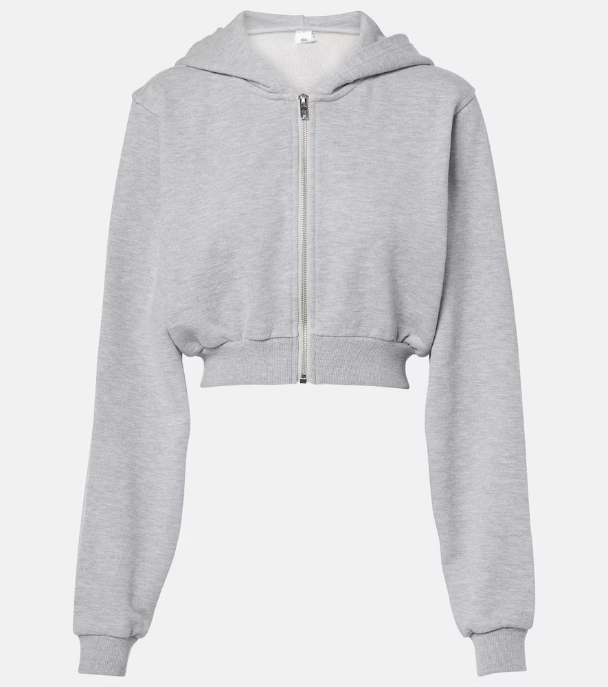 Alo Yoga Sweet Escape cotton-blend hoodie | Mytheresa (UK)