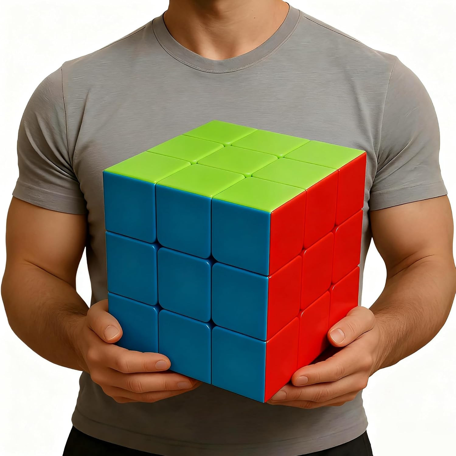 ZY-Wisdom Super Cube 3x3x3 Big Cube Stickerless Speed Cube 18cm Large Cube Puzzle Magic Cube Toy | Amazon (US)