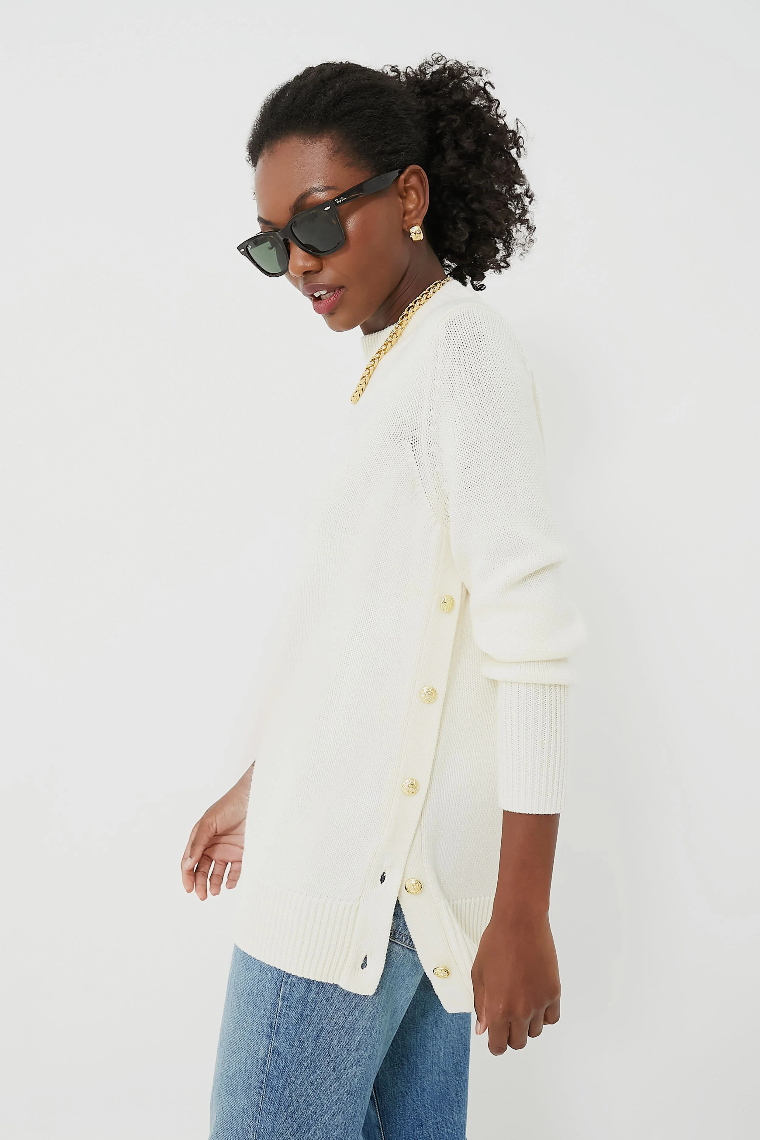 Winter White Bexley Sweater | Tuckernuck (US)