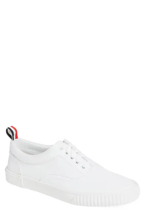 Thom Browne Heritage Low Top Sneaker in White at Nordstrom, Size 11 | Nordstrom