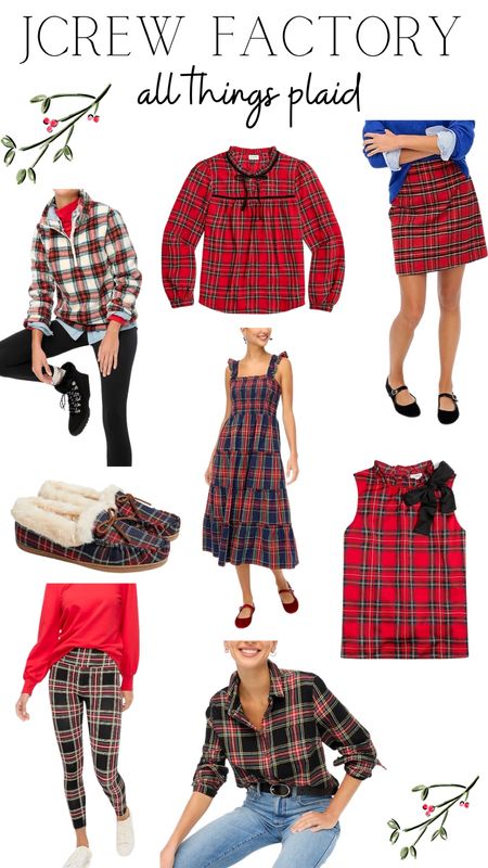 Jcrew factory womens holiday plaid, tartan plaid, holiday style , Christmas dress , plaid dress 

#LTKSeasonal #LTKunder100 #LTKHoliday