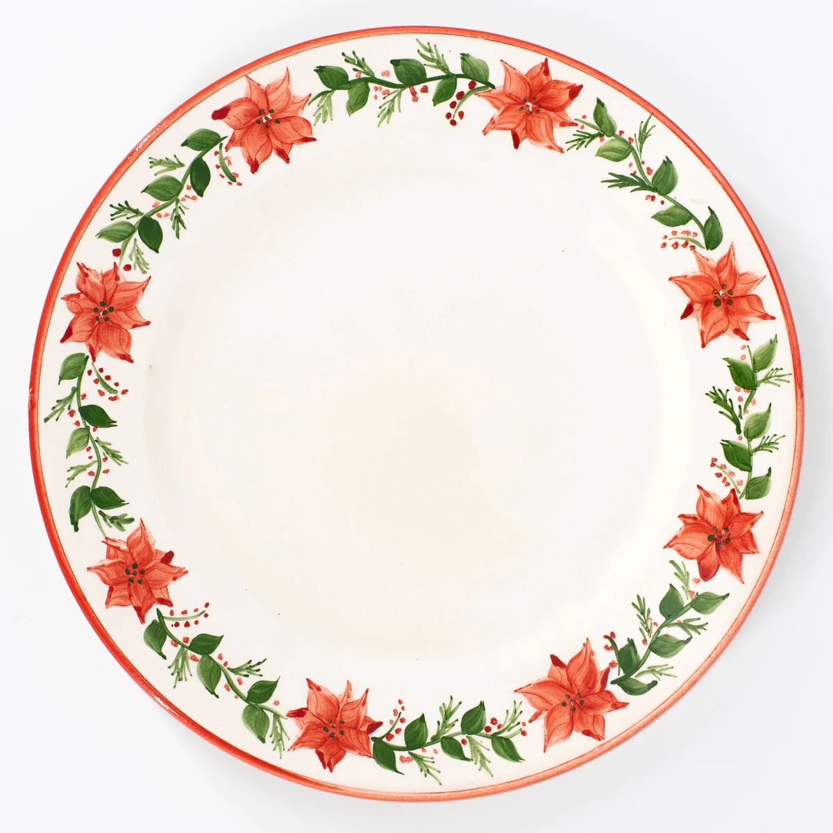 Poinsettia Dinner Plate | Dondolo