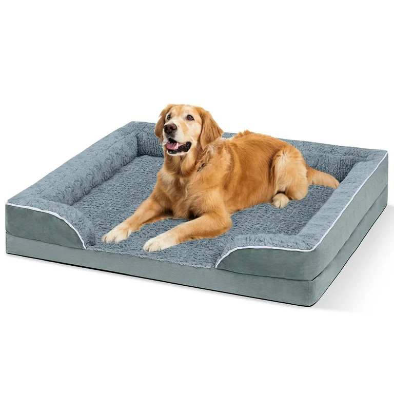 PayUSD Large Dog Bed for Extra Large Dogs Waterproof Orthopedic Dog Sofa Bed Non Slip Pet Couch w... | Walmart (US)