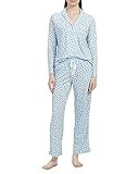 Karen Neuburger Women's Long-Sleeve Floral Girlfriend Pajama Set Pj, Abstract Geo, 6-8 | Amazon (US)