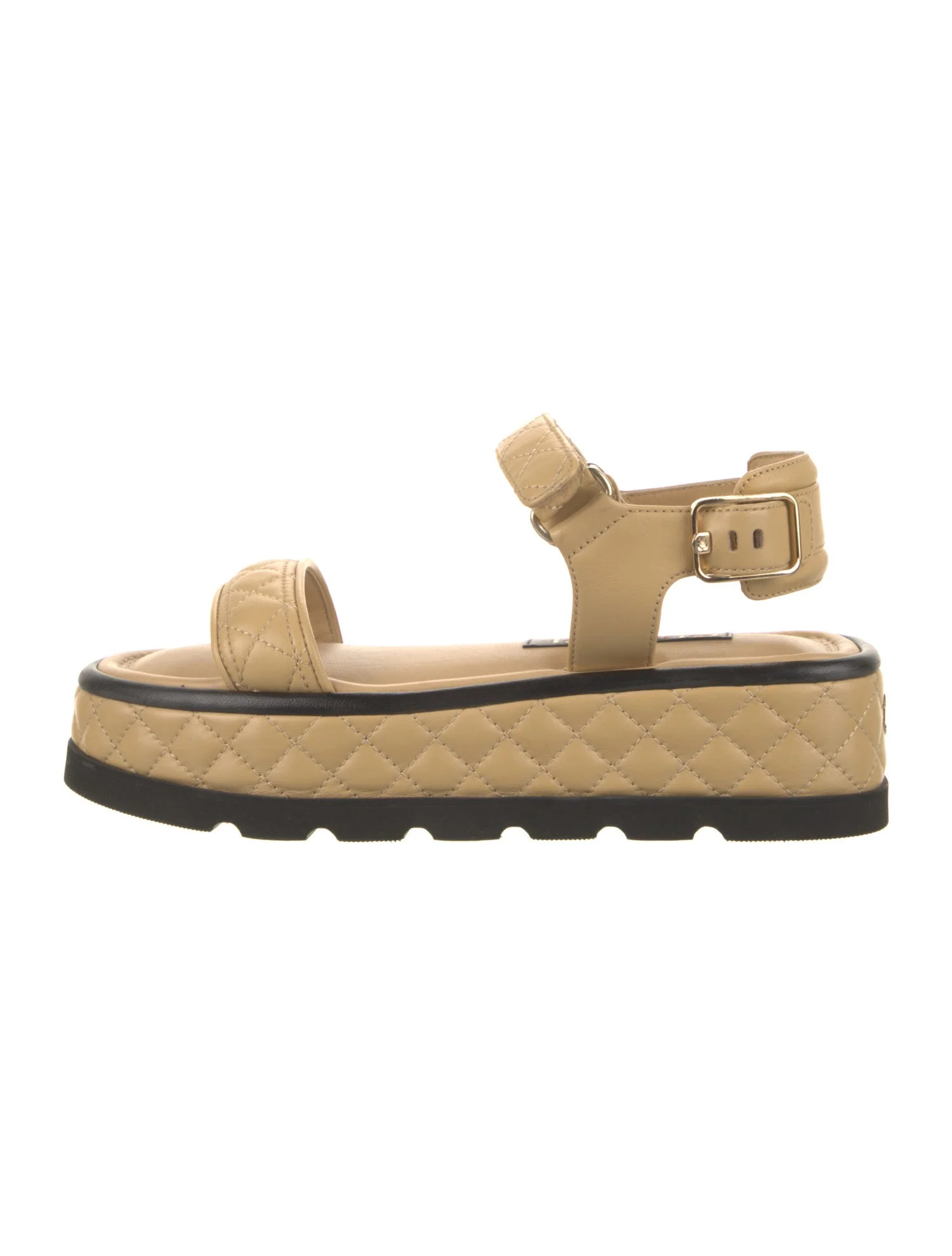 2022 Interlocking CC Logo Sandals | The RealReal