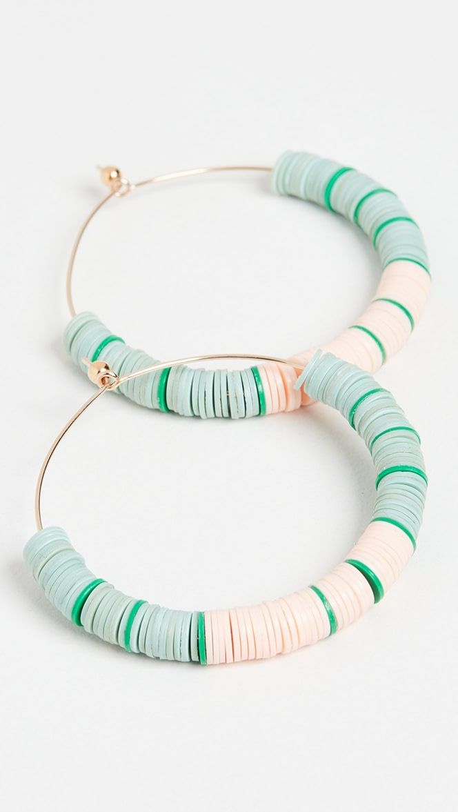 Ate Beaded Hoop Earrings | Shopbop