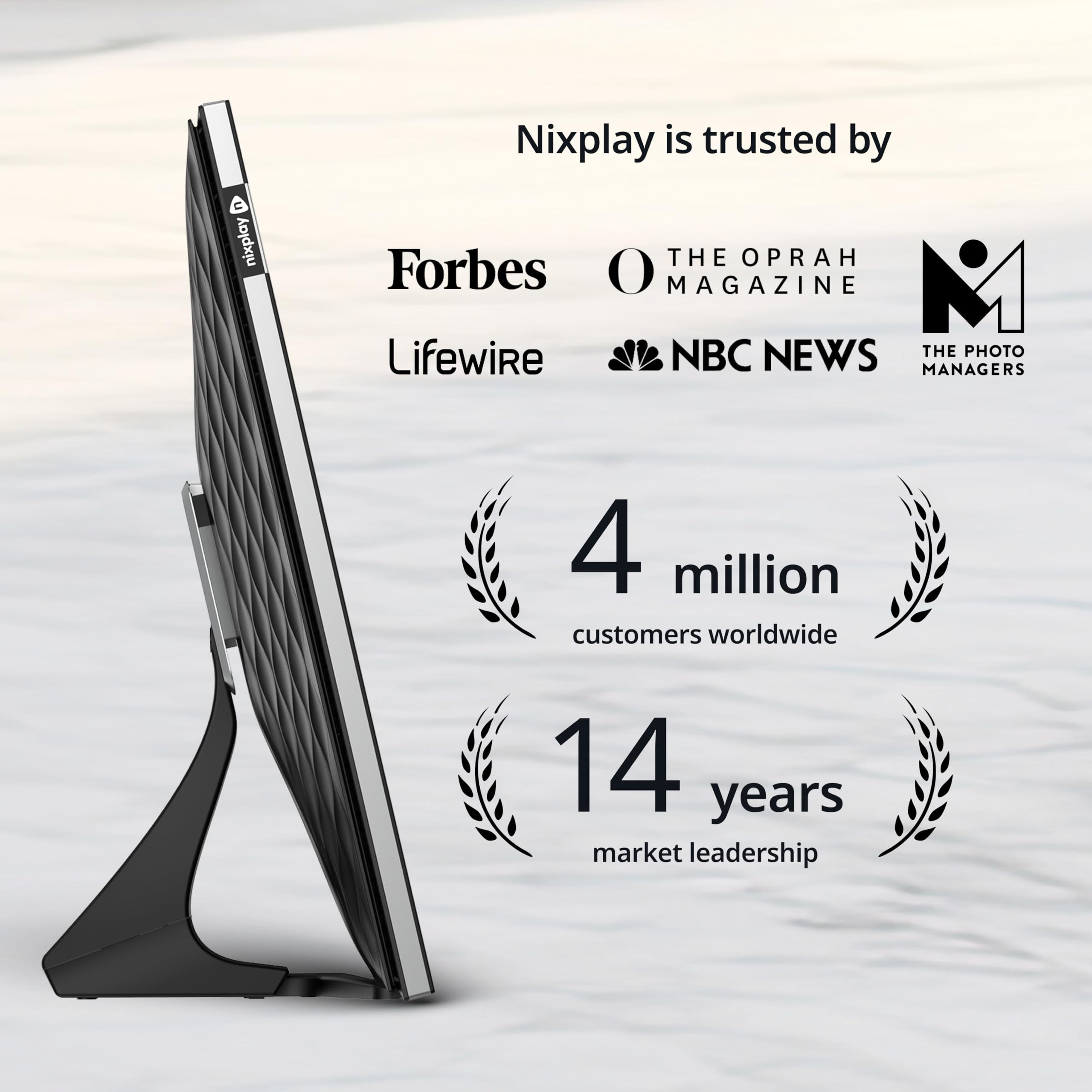 Nixplay Digital Touch Screen Picture Frame with WiFi - 10.1” Photo Frame, Connecting Families &... | Amazon (US)