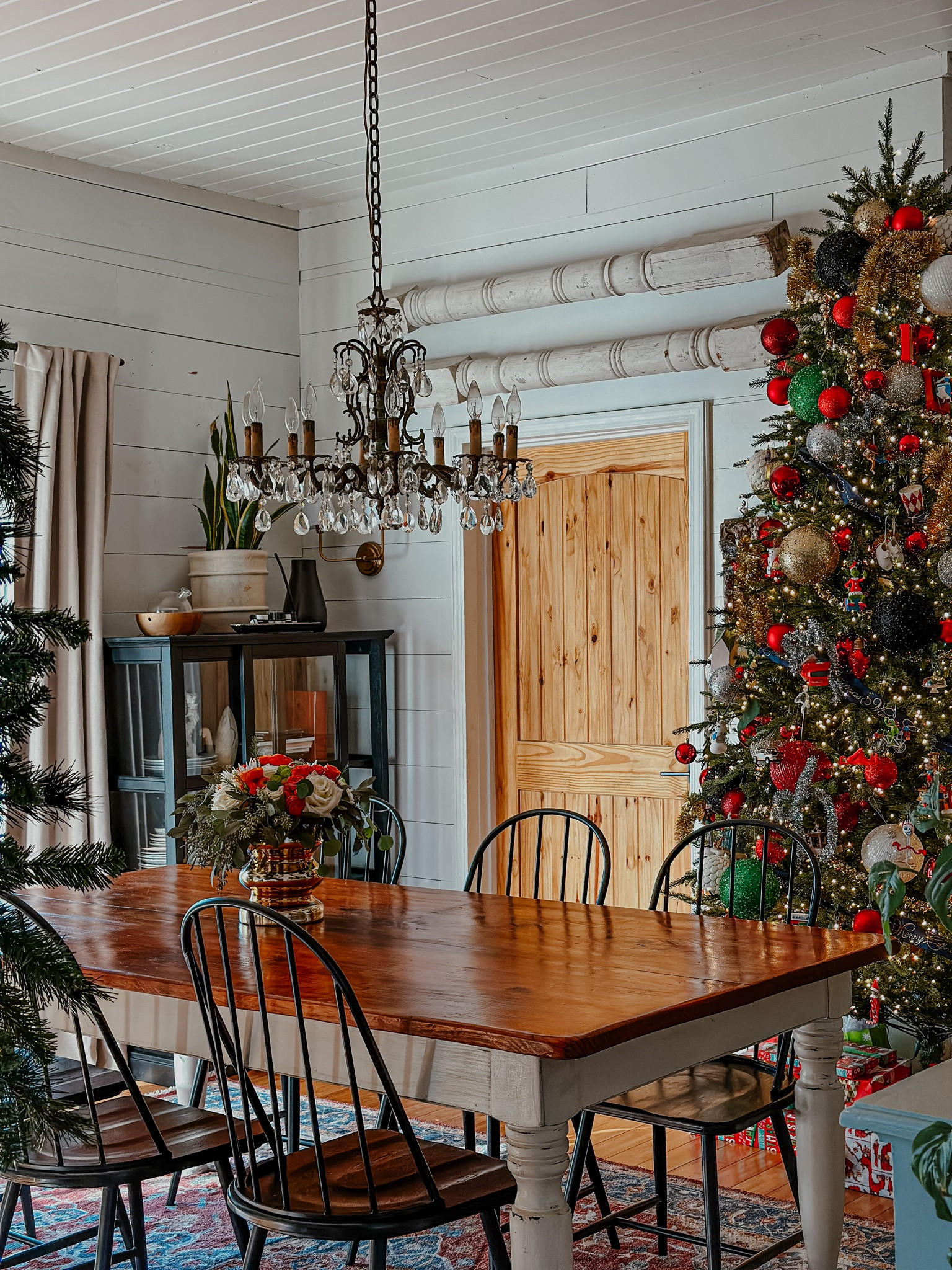 Family ornament tree in the dining room 🌲

#LTKCyberWeek #LTKHoliday #LTKSeasonal