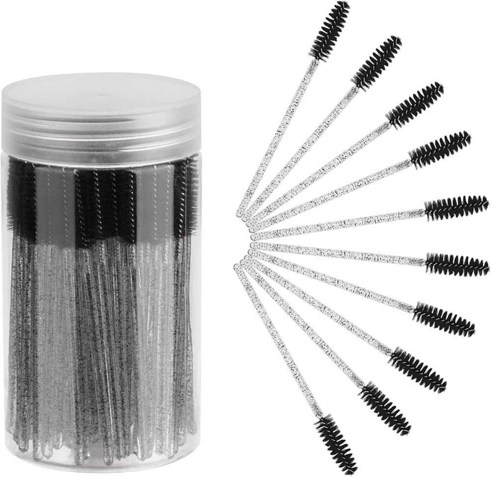 CHEFBEE 100PCS Disposable Eyelash Brush, Mascara Wands Makeup Brushes Applicators Kits for Eyelas... | Amazon (US)