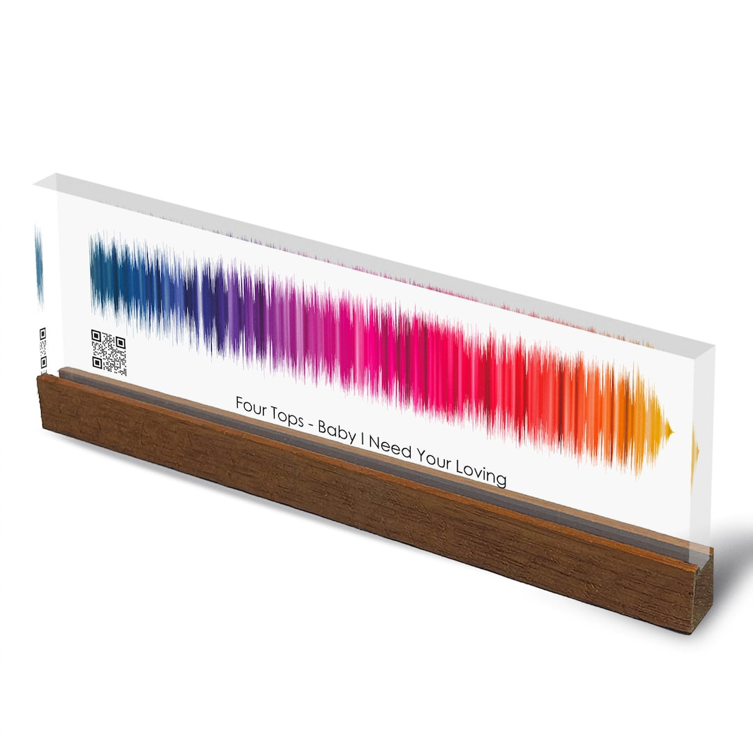 Soundwave Art Customized Gifts | Any Personal Recording or Song On Acrylic Block | Unique Persona... | Etsy (US)
