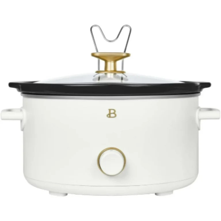 Beautiful 8-Quart Manual Slow Cooker, White Icing – Extra Large Family-Size Crock with Removabl... | Walmart (US)