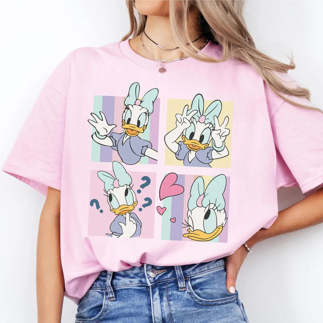 Disney Daisy Duck Shirt, Retro Disney Daisy Bestie T-shirt, Girls Trip Shirts, Disneyland Family ... | Etsy (US)