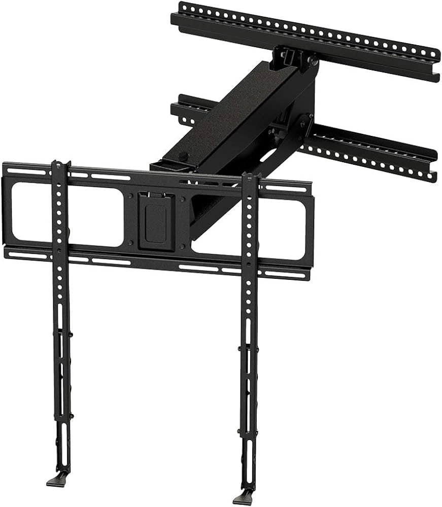 MantelMount- MM340 Above Fireplace Pull Down TV Mount- Televisions 44" to 80" Up to 90 lbs - Safe... | Amazon (US)