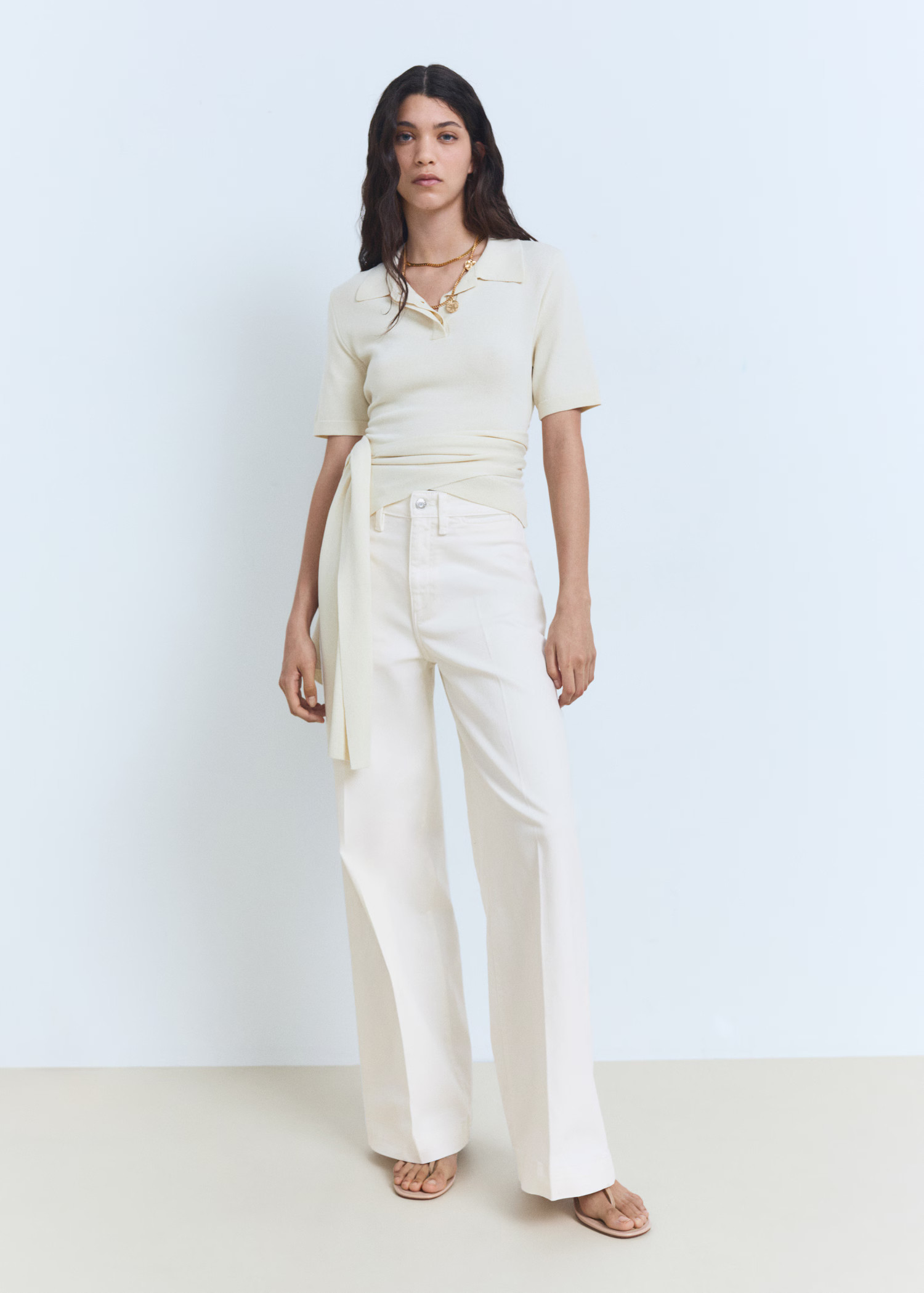 High-rise wideleg jeans - Women | MANGO United Kingdom | MANGO (UK)