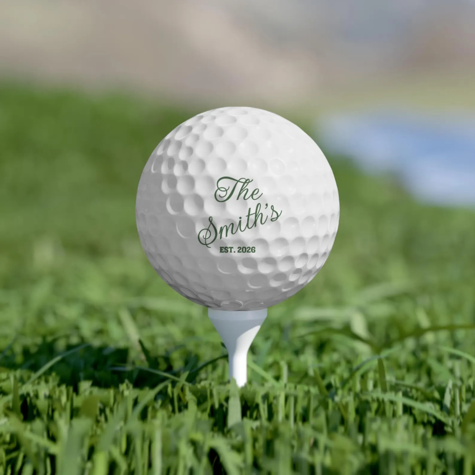 Personalized Golf Balls - Custom Last Name & Established Year, Wedding or Anniversary Golfing Gif... | Etsy (Global)
