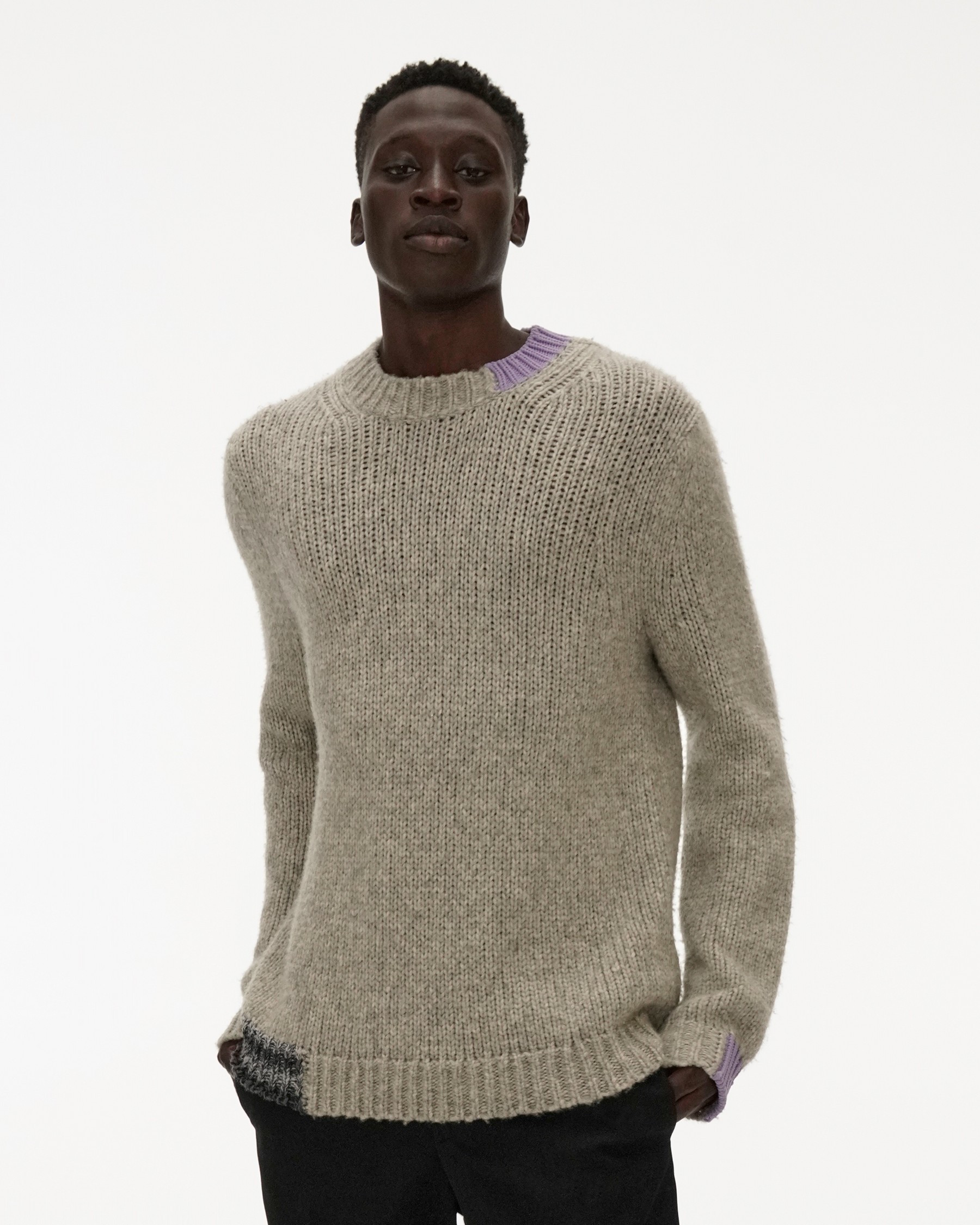 Camel Composite Ctrewneck | Helmut Lang (US)