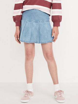 Pleated Jean Skirt for Girls | Old Navy (US)