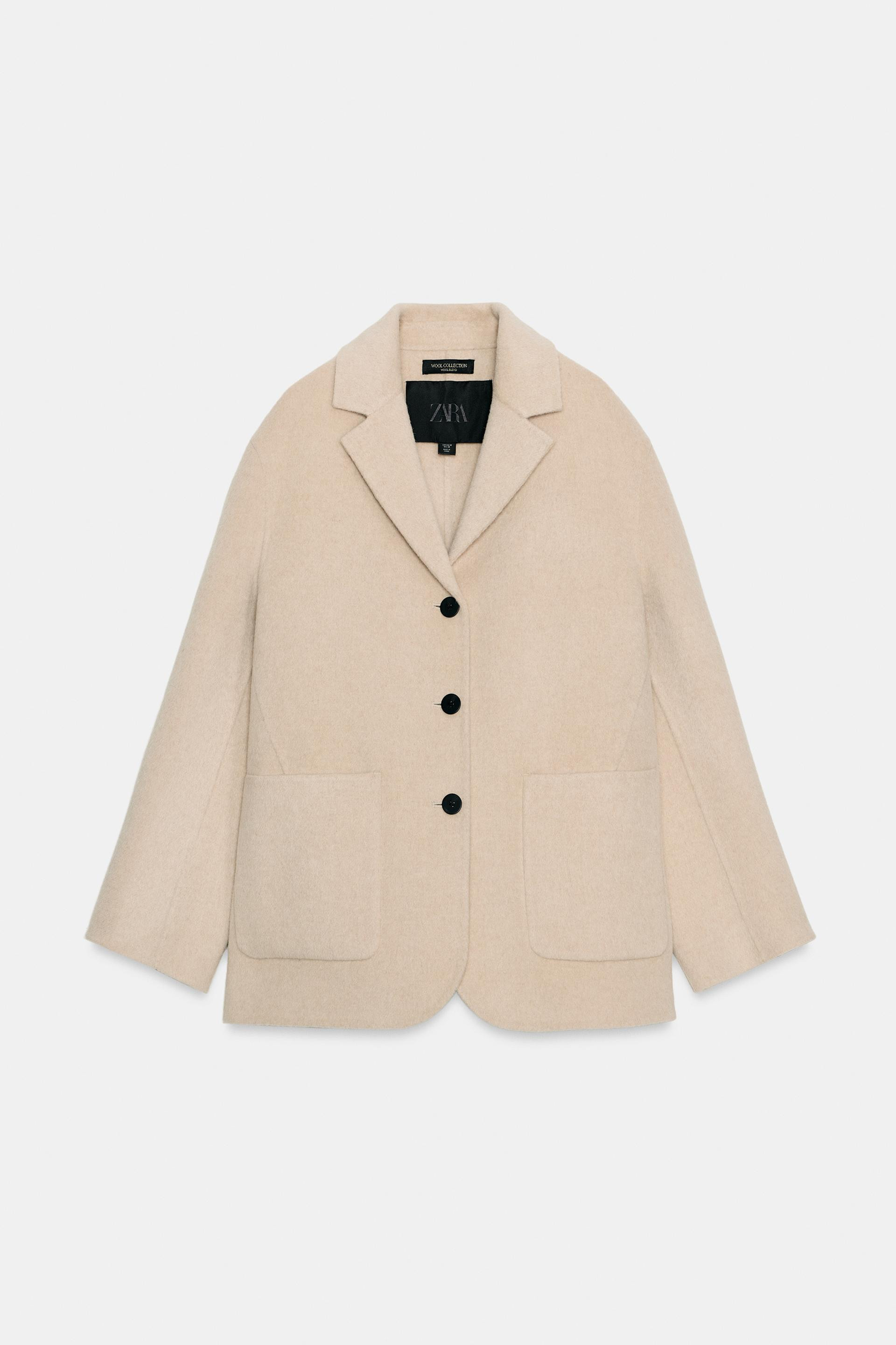 KORTE JAS MET WOL ZW COLLECTION | Zara NL