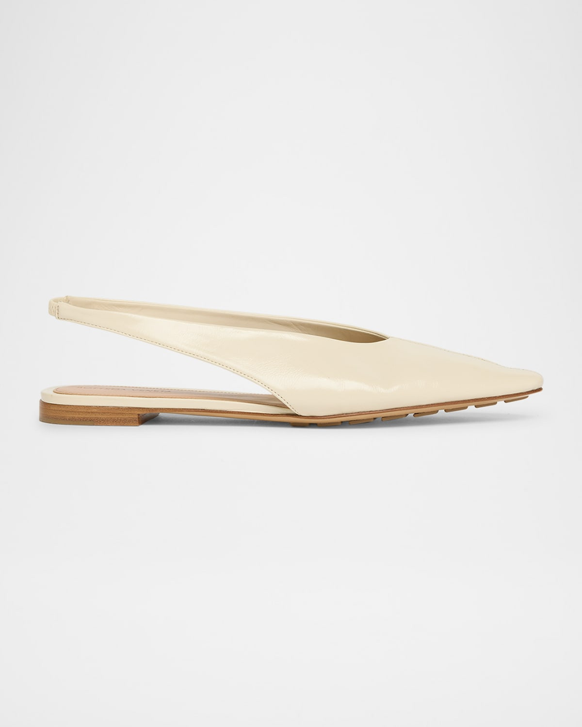 Slingback Pointed Leather Ballet Flats | Neiman Marcus
