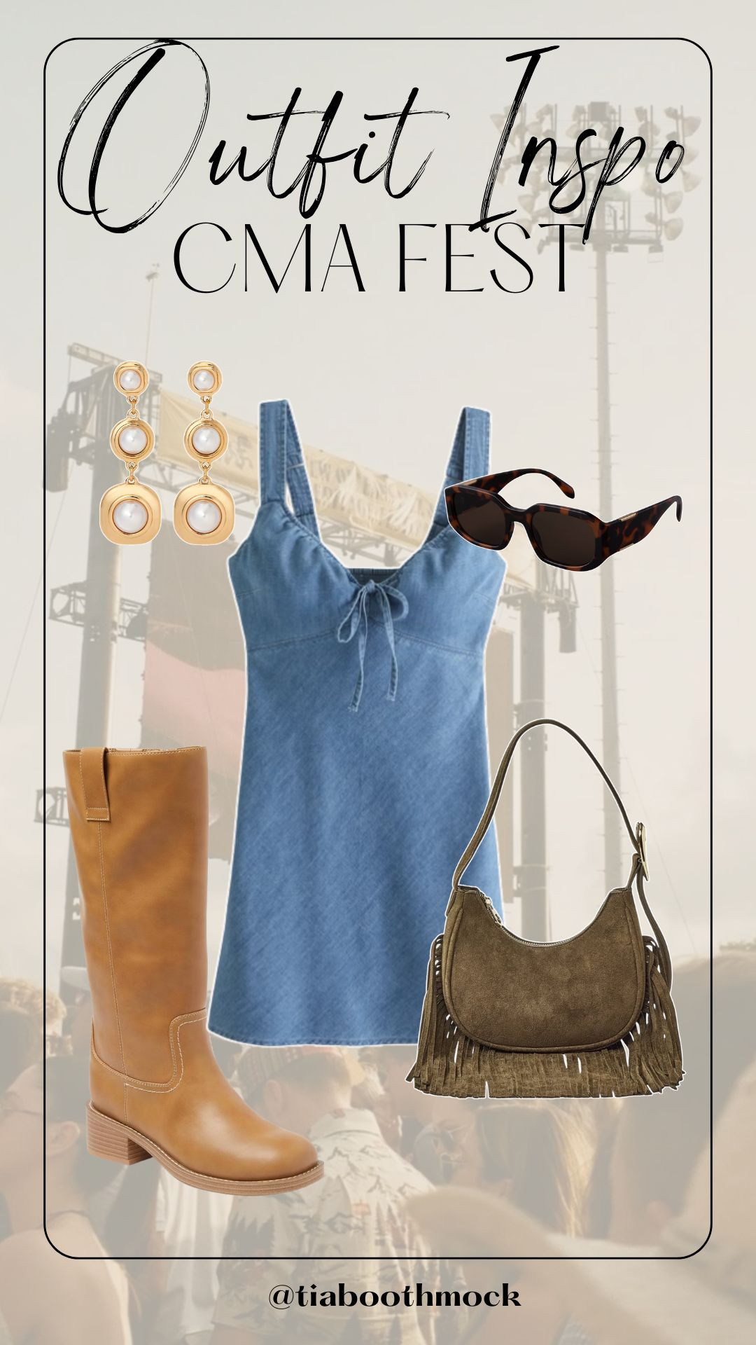 One of my favorite CMA Fest looks! Love the pop of blue with these western-inspired accessories

#LTKgrwm #LTKootd #LTKSeasonal