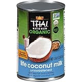 Thai Kitchen Organic Unsweetened Lite Coconut Milk, 13.66 fl oz (Pack of 6) | Amazon (US)