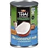 Thai Kitchen Organic Unsweetened Lite Coconut Milk, 13.66 fl oz (Pack of 6) | Amazon (US)