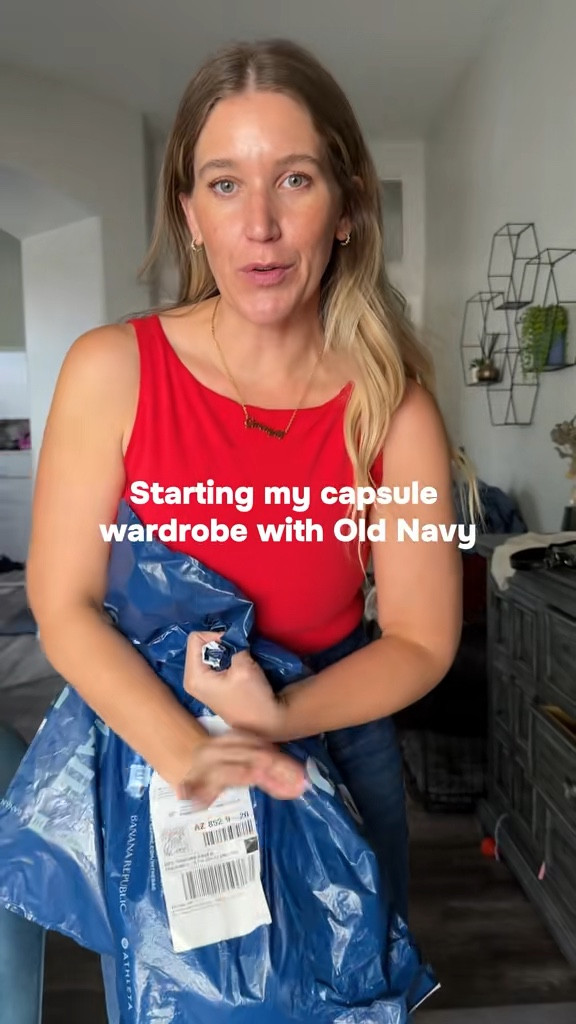 Starting my wardrobe capsule with Old Navy basics! 

#LTKvlog #LTKgrwm #LTKSaleAlert
