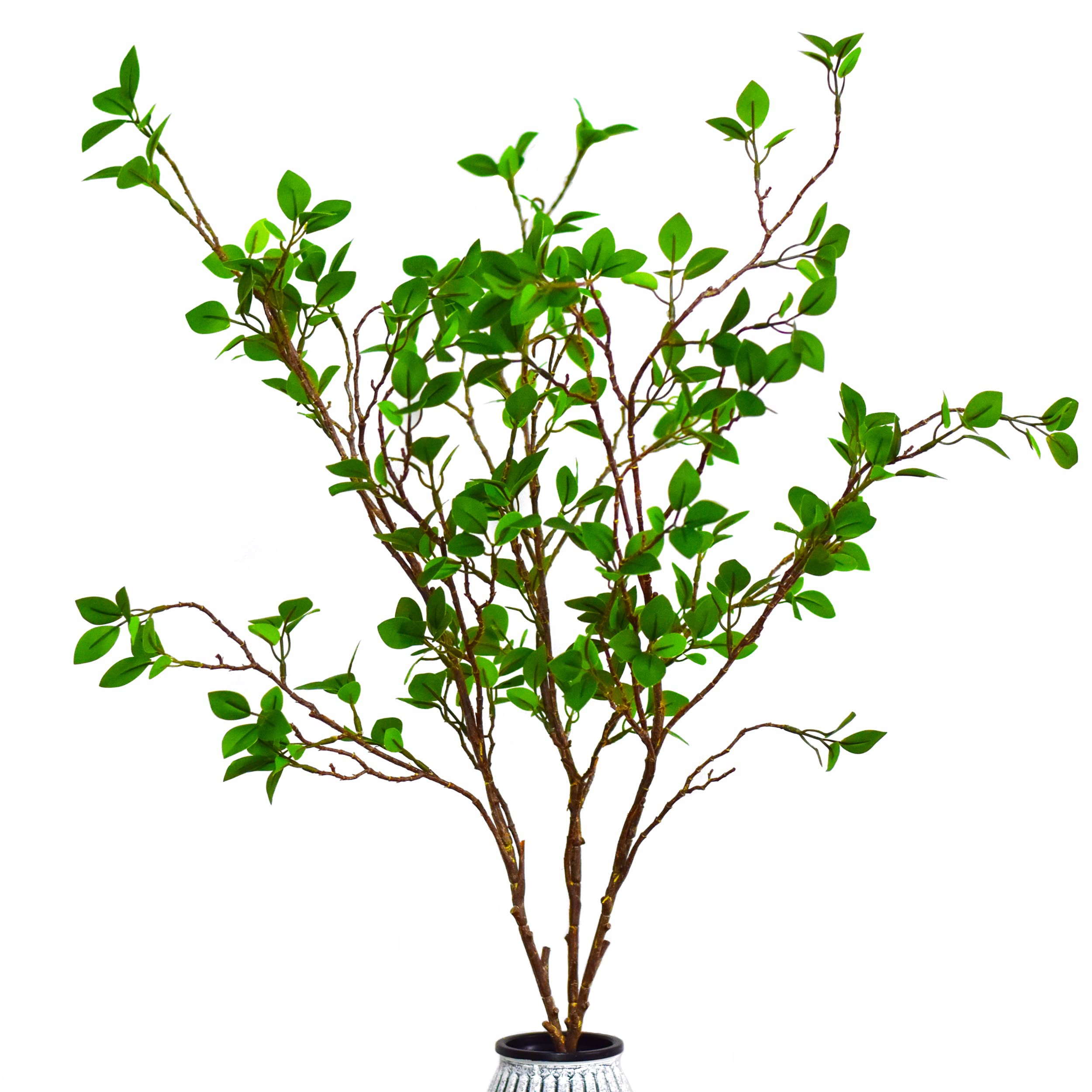 FeiLix 3 PCS Artificial Branches with Leaf, 43.3 Inch Artificial Greenery Stems,Faux Olive Branch... | Amazon (US)