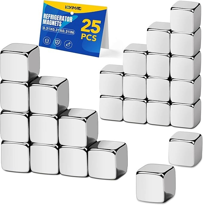 LOVIMAG Fridge Magnets, Magnets for Whiteboard, Small Magnet for Fridge, Science, Crafts, DIY, Of... | Amazon (US)