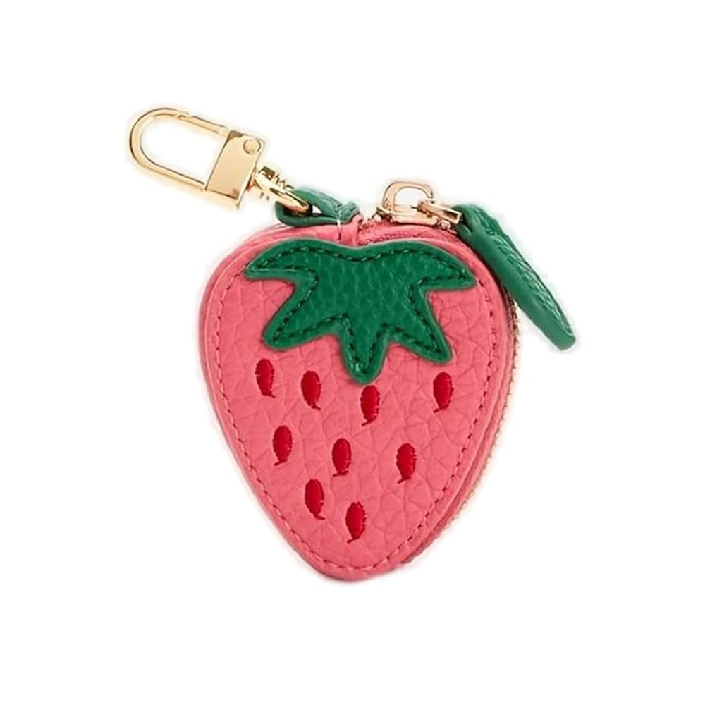 Strawberry Fruit Charm coin purse cute keychain mini pouch Wallet gift for girl women | Amazon (US)