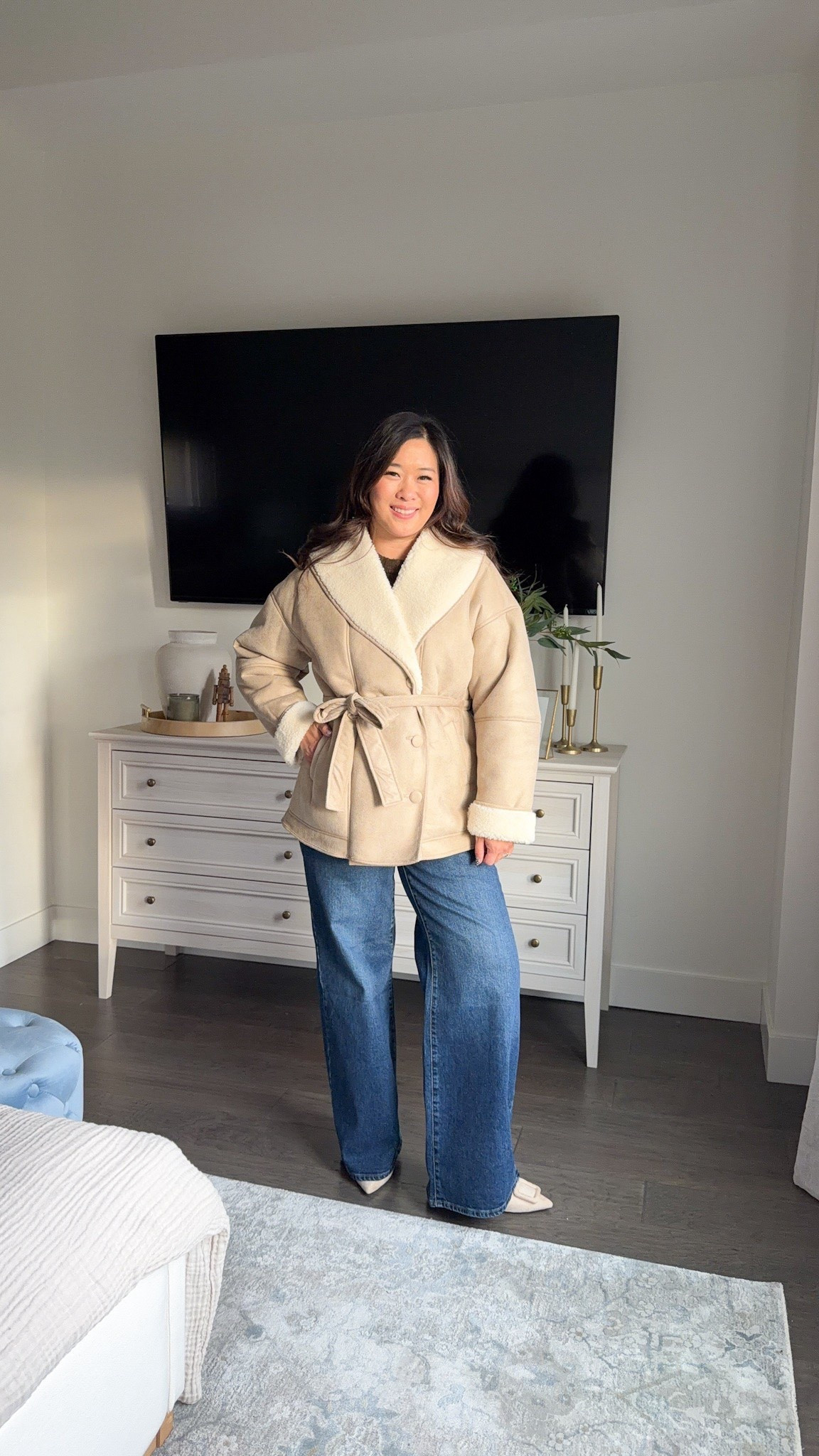 Target Fall / Holiday casual outfits I am loving as a size 6/8 curvy petite Mom!!
Levi’s Wide Leg Jeans: 29
Tie Waist Coat: Small

fall outfit, target, trendy fashion, holiday casual outfit, thanksgiving outfit, waist coat, women’s fashion, fall style 


#LTKootd #LTKStyleTip #LTKSeasonal