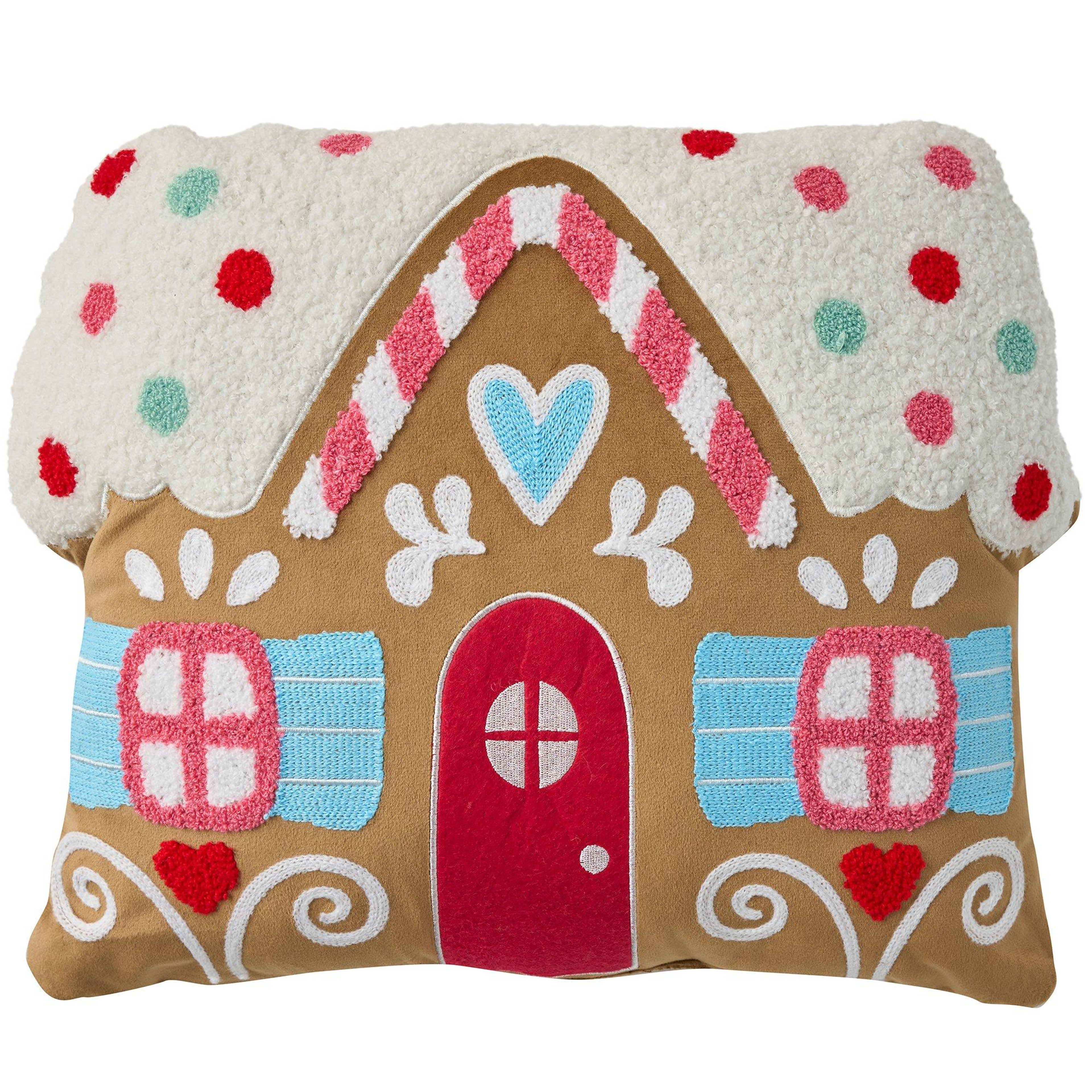 Mina Victory Holiday 16x13 Gingerbread House Pillow | Bealls
