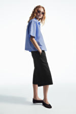 BOXY SHORT-SLEEVED POPLIN SHIRT | COS (EU)