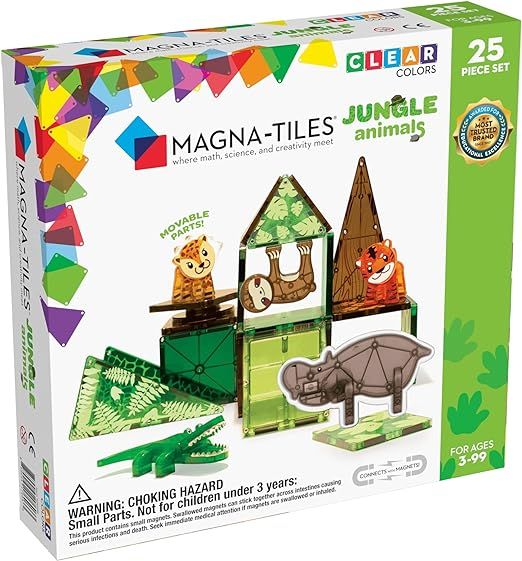 Magna-Tiles® Jungle Animals 25 Piece Set | Amazon (US)