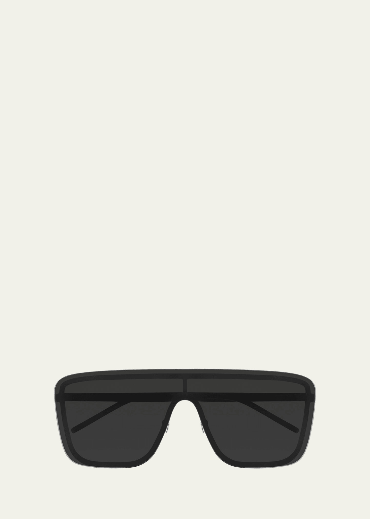 Saint Laurent Unisex Mask Metal Shield Sunglasses | Bergdorf Goodman