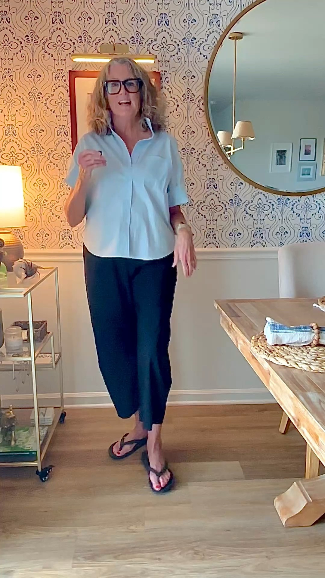 These black barrel leg ankle pants are perfect for travel and I love the details on this cotton top

#LTKOver40 #LTKTall #LTKmomlife