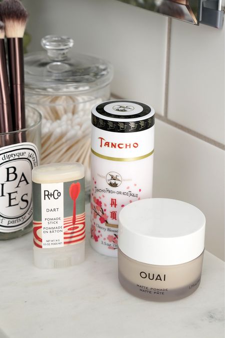 Hair pomade for flyaways from R&co, Tancho and Ouai

#LTKbeauty