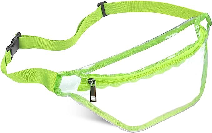 Clear Fanny Pack Women, Waterproof Small Clear Waist Bag Cute Waist Pack with Adjustable Strap, C... | Amazon (US)