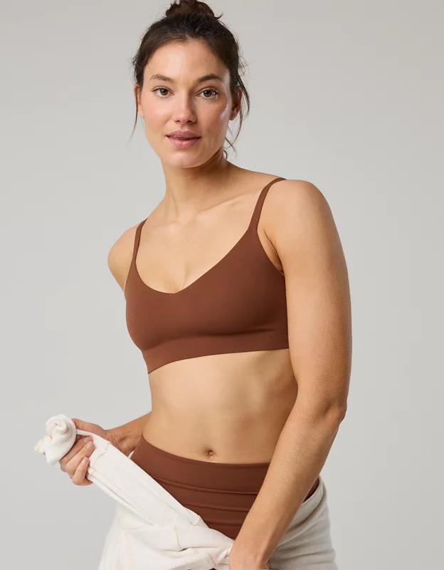 OFFLINE By Aerie Real Me XTRA On-The-Go Double V Sports Bra | Aerie